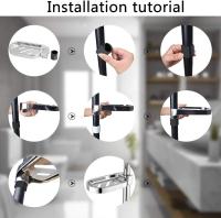 Jabonera para Ducha, 2 piezas, soporte para Esponja de la ducha, bandeja para la ducha ajustable para Barra de Ducha, diámetro del orificio de 25 mm - details 0