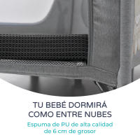 Ms BabyWorld Colchón para Cuna 120x60x6 cm | Acolchado, Transpirable, Antialérgico y Ergonómico | Color Gris | Ideal para Bebés y Recién Nacidos - details 2