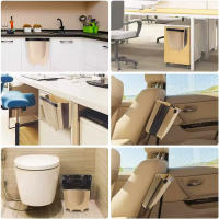 Generica Cubo de Basura Plegable Multiusos para Cocina, Baño y Oficina - details 0