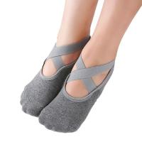 Calcetines De Pilates Para Mujer De Alta Calidad Antideslizantes Transpirables De Algodón Para Yoga Fitness Ballet Y Danza - details 0