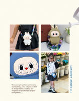 Bolsa De Silicona Labubu Cartoon Monedero Cruzado Para Niños Accesorios De Viaje Portátil Regalos De Cumpleaños Anime Bag Unisex - details 4