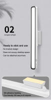 Lámpara De Escritorio Recargable USB Con Imán Magnético Luz De Noche LED Para Armario Armario Moderno Sin Luces Excedentes - details 8