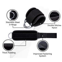 Strap De Anciano Ajustable Con Anillo D Para Gimnasio Y Ejercicios De Piernas Con Hebilla Seguridad Deportiva Abductores - details 3