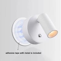 Lámpara De Lectura Inalámbrica LED Recargable Con Base Magnética Y Interruptor Táctil En Negro Y Blanco Luz De Pared Moderna Para El Dormitorio - details 2