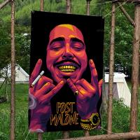 Bandera Colgante De Poliéster Impresa Con Patrón Creativo De Post Malone Estrella Del Rap Y Cantante Estándar Variable Para Decoración Y Publicidad - details 7
