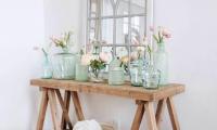 LILI HOME Jarrón Garrafa de Vidrio Reciclado – Estilo Mediterráneo Artesanal desde 4L hasta 16L Un objeto atemporal que une diseño, sostenibilidad y calidez. Cada pieza es única, soplada a mano con un acabado que conserva la belleza natural del vidrio re - details 0
