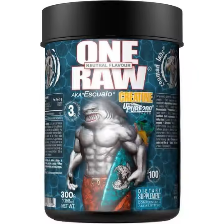 One Raw Creatina Ultra Pure 200 Mesh 300gr ZOOMAD LABS - 1