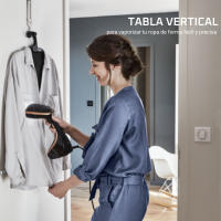 Rowenta Access Steam Care cepillo de vapor de mano, tabla vertical, 1600 W, 30 g/min, rápido calentamiento de 40 segundos, para todos los textiles, apagado automático, base de aluminio moldeado, DR9100D1 - details 3