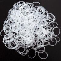 Cinta Elástica De Silicona Transparente Para Peinado De Niños Multifuncional Para Crear Colas De Caballo Y Dreads Pack De 1000 - details 0