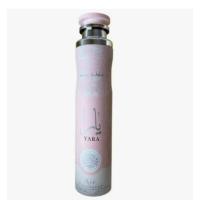 Ambientador Yara rosa 300ml Lattafa,Spray de hogar y textil Ideal para sofá, cama, cojines, tejidos ,Fragancia oriental floral, dulce NOVEDAD - details 0