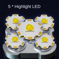 Linterna LED De Alta Potencia Recargable Con Luz Lateral Y 3 Modos De Iluminación Para Camping Y Aventuras Al Aire Libre - details 1