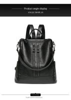 Nueva Mochila De Cuero Genuino Moda Para Mujeres Mochila De Viaje Casual De Cuero Suave Gran Capacidad De Almacenamiento Bolsa - details 6