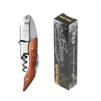 Aguja Para Tapa De Vino Profesional Con Mango De Madera Y Corte De Película Portátil Herramienta De Barra Multifuncional Eco-amigable - details 6