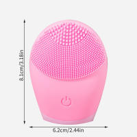 Limpieza Facial Eléctrica Con Masajeador De Silicona Herramienta De Cuidado De Piel Máquina De Belleza Vibration Limpieza De Poros Con Batería Propia - details 7