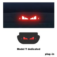 Emblema De Luz Trasera Para Coche Adhesivo Para Tesla Y Auto Montado Proyección Placa De Decalcomanía Para Tesla Modelo 3 - details 0