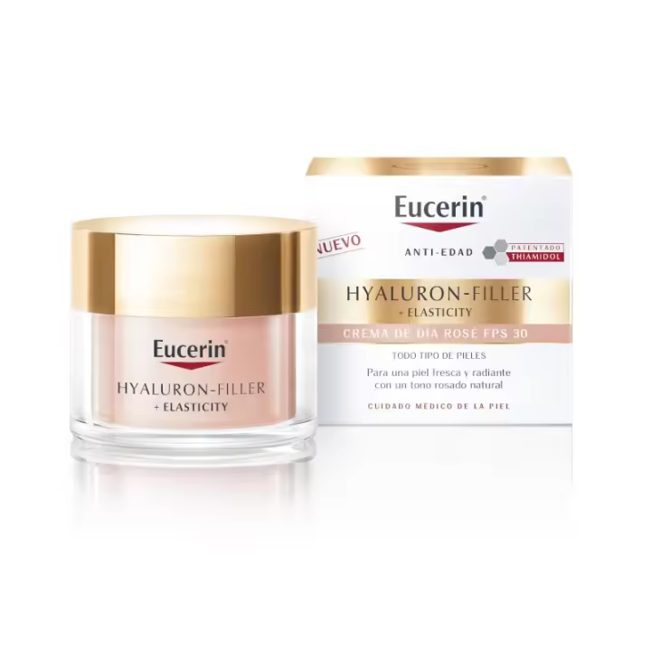 25% EXTRA 2ª Ud.EUCERIN Hyaluron Filler + Elasticity Crema de Día Rosé FPS30 50 ml ✅ Entrega 24/72h - 1