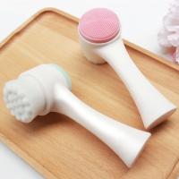 Cepillo Facial De Silicona 3D Bilateral Masajeador Manual Cerda Suave Para Limpieza Facial Tamaño Único Material Plástico - details 2