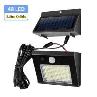 Lámpara Solar Exterior IP65 Con Sensor De Movimiento 48LED Luz De Calle Para Jardín Decoración Y Interior Impermeable - details 0