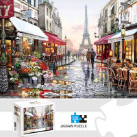 Rompecabezas De 1000 Piezas De Calle De París Juego Educativo Para Adultos Y Niños Decoración Del Hogar Divertido Y Desafiante - details 0