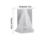 Molde De Silicona Para Vela De Árbol De Navidad 3D Creativo Para Epoxy Resina DIY Aromaterapia Vela Tamaño Estándar De Plantas - details 12