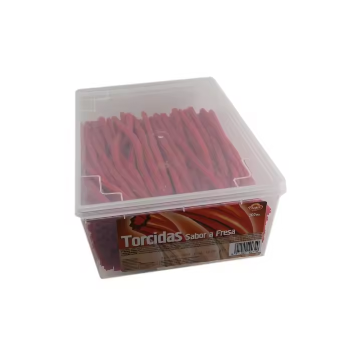 Damel Regaliz Fresa Torcidas 200 Unds - 1