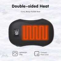 - Calentador de Manos Recargable USB Portátil, Calentamiento Rápido con 3 Niveles de Calor de 40°C a 60°C, 5000mAh Calienta Manos Electrico para Deportes/Trabajos de Invierno, Pantalla Led Fuego, Regalo San Valentín - details 2
