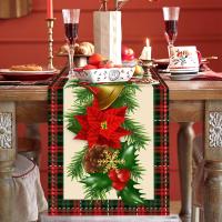 Mantelero Navideño 'Feliz Navidad' Decoración Xmas Para Hogar Suministros De Fiesta Navideña 2024 Cubierta De Mesa De Navidad - details 4