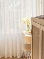 Cortinas De Encaje Blanco Suave Y Transparente De Buena Calidad Para Puerta Y Dormitorio Cortina De Ventana Semi Transparente - details 2