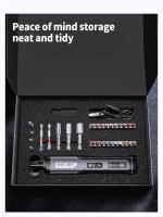 Mini Destornillador Eléctrico Recargable USB Set De 2000mah Multi-función Torque Herramientas De Reparación Desmontaje Potencia Ajustable Kit De Herramientas - details 10