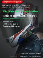 Casco De Motocicleta X15-PRO Con Intercomunicador Bluetooth Luz Ambiental Multicolor Sonido Dinámico De 40mm Talk 600M X15PRO - details 0