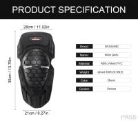WOSAWE Protección De Rodilla Para Motocicleta Cross Guardia De Tornillo Soporte De Pierna Calentador De Esquí Patinaje En Patines Protetor De Rodilla - details 0