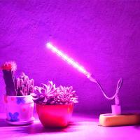Lámpara De Crecimiento LED USB 5V Con Tubo Flexible Espectro Completo Para Plantas Ideal Para Invernadero Interior Semillas De Flores Y Agricultura Hidroponía - details 5