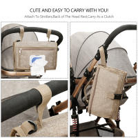 Alfombrilla De Cambio De Pañales Portátil 3 En 1 Con Bolsillos Impermeable Para Viaje Plegable Con Bolsa De Mano Para Bebés De 0 a 36 Meses - details 6