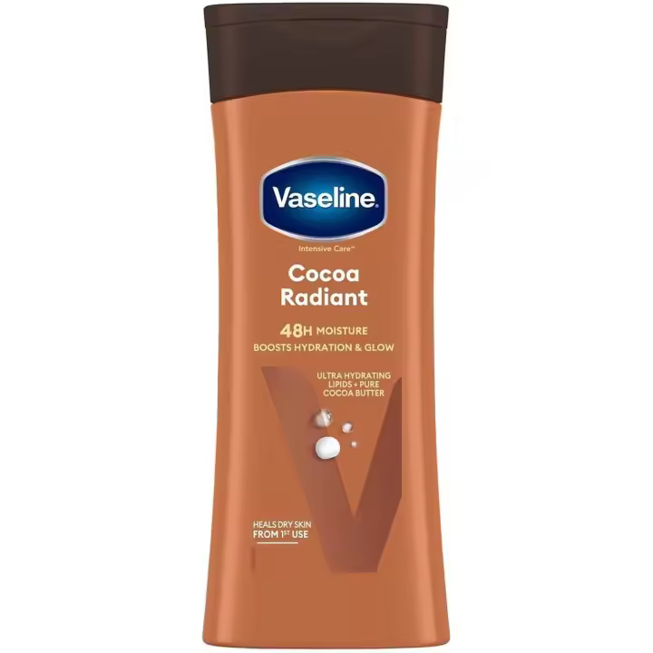 Cuidados intensivos de vaselina: crema corporal de cacao "Intensive Care Cocoa Radiant Lotion" 400ml - 1