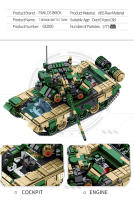 Bloques De Construcción De Tanque De Batalla Principal Merkava MK4 Serie Militar WW2 Para Niños Juguetes Regalos Para Niños De 6 a 12 Años Y Adolescentes - details 23