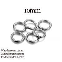 Anillos Abiertos De Acero Inoxidable 30-200Pcs 3-25mm Para Fabricación De Joyas DIY Conectores Y Accesorios De Encuentros - details 1
