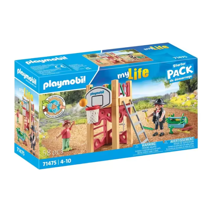 Carpintera con torre de juegos PLAYMOBIL 71475 - 1