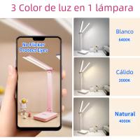 Lámpara De Escritorio LED Táctil Recargable USB Con 3 Niveles De Iluminación Protección Ocular Plegable Para Dormitorio Lámpara De Noche Para Mesa Al Final Del Camastro - details 10