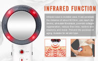Masajeador De Slimming EMS Estimulante Ultrasonido Eliminador De Celulitis Quemagrasa Galvanico Infrarrojo Para Pérdida De Peso - details 9