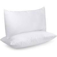 Pack de 2 Almohadas Blancas 40x80 cm | Relleno de Fibra Siliconada Suave | Cómodas y Decorativas para Cama o Sofá | Envío al Vacío | Tacto Mullido y Acogedor - details 2