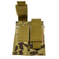 M Bags De Revólver Doble Táctico Molle Bolsa De Revólver 9mm Porta Linterna Y Holster Accesorios De Caza Para Mochila - details 8