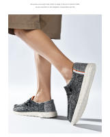 Zapatos Casuales Para Hombre Talla Grande Deportivos Suaves Para Caminar Trabajo Lazos Suela De TPU Absorbente De Sudor Transpirable Adecuados Para Primavera Y Otoño - details 7