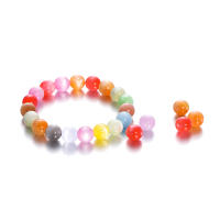 Lotes De 10/20 Piezas De Bolas Redondas De Resina Imitación Ojo De Gato Para Fabricación De Joyería DIY Pulseras Collares Accesorios Tamaño 8/10/12mm - details 5