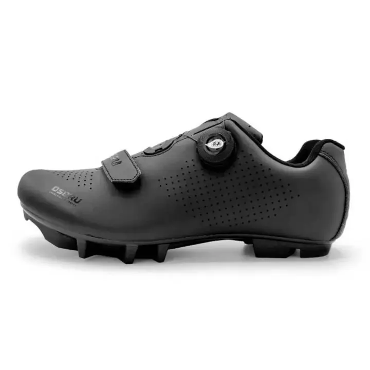 Calzado hombre Zapatillas ciclismo Osbru Zapatillas Mtb Brun Negro - 1