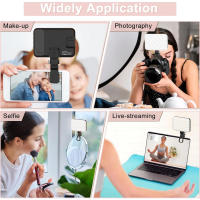 Luz De Rellenado Para Videoconferencia LED Recargable Con Clip Para Teléfono iPhone Android iPad Laptop Maquillaje TikTok Selfie Vlog - details 3