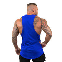 Camiseta Deportiva Para Hombre Sin Mangas De Algodón Transpirable Para Correr Y Gimnasio Estilo Casual Vestimenta Ligera Para Verano - details 4