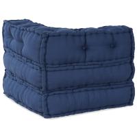 Pouffe Modular vidaXL Índigo 70x70x54 Tela - details 3