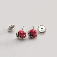Pendientes de Plata de Ley Mariquita Roja para Bebé y Niña - Joyería Infantil de 40ycuatro - details 0