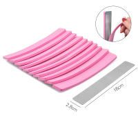 Archito De Uñas De Acero Inoxidable Con 10 Piezas De Papel De Lijar Repuesto Adhesivo Pads De Mano Doble Lado Remover Callos - details 4