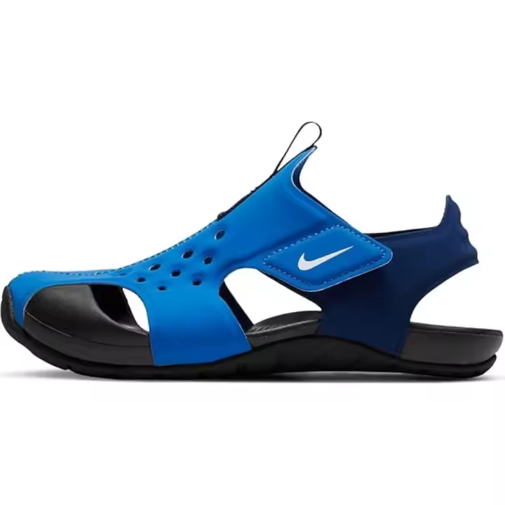 Nike Sunray Protect 2 (TD) 943827 403 , Slide Sandal INFANT, Signal Blue/White-Blue Void-Black - 1